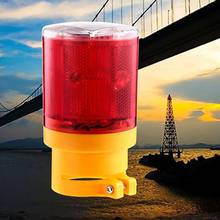 Solar Powered Traffic Warning Light LED Bulb Lamp for Construction Site Harbor Road Emergency Lighting Traffic indicator Light 2024 - buy cheap