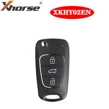 Пульт дистанционного управления Xhorse для Hyundai Flip, 3 кнопки, английский, XKHY02EN, 1 шт. 2024 - купить недорого