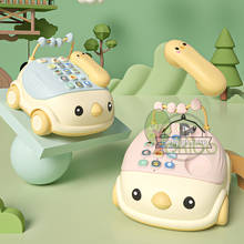Монтессори музыкальные образовательные игрушечные мобильные телефоны для детей возрастом от 2 до 4 лет, комплект игрушка мобильный телефон игрушки игры для Детские 1 год 2024 - купить недорого