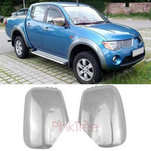 For Mitsubishi Triton L200 2005-2014 Pajero Sport 2011 Side Wing Door Mirror Cover Decoration Car Styling Accessories 2024 - buy cheap