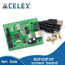 Msp430f149 único chip placa de sistema mínimo placa núcleo placa desenvolvimento usb bsl downloader 2024 - compre barato