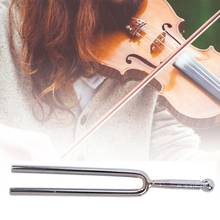 440Hz A Tone Stainless Steel Tuning Fork Violin Guitar Musical Instrument Tuner 2024 - buy cheap