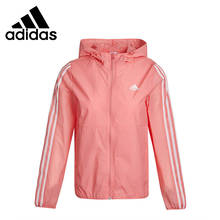 Jaqueta feminina adidas w 3s wb original, vestuário esportivo com capuz 2024 - compre barato