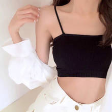 Fashion Solid Color Tube Top Women Casual Women Lady Comfortable Strap Bras Tops Tube Chest Wrap Bandeau Underwear White Black 2024 - buy cheap