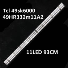 10set=30pcs 49hr332m11a2  led backlight for  Tcl 49sk6000 49FS435 49D1200  49HR332M11A2 V3 new 2024 - buy cheap