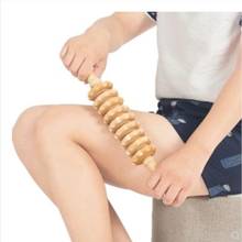 Wooden body treatment, fitness muscle massager wooden roller massager 2024 - buy cheap