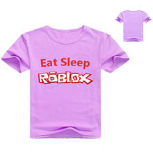 Camiseta brinquedo de algodão para crianças, camiseta 2-15 anos branca de manga curta para meninos e meninas 2024 - compre barato