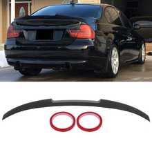 Carbon Fiber Look M4 Style High Kick Trunk Lid Spoiler For BMW 3 Series E90 & M3 2006-2011 2024 - buy cheap