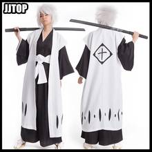 Anime BLEACH Toshiro Hitsugaya Toushirou Aizen Sousuke Kyoraku Shunsui Cosplay Costume Death Divisi 10th Captain Die Pa Kimono 2024 - buy cheap