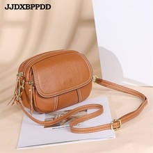 2020 New Fashion Cow Leather Flap Women Messenger Bag Small Shoulder Bag Lady Mini Handbag Designer Brand Female Crossbody Bag 2024 - buy cheap