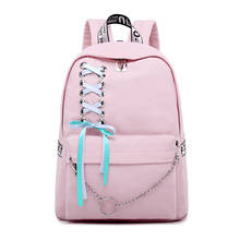 Элегантный дизайн водонепроницаемый нейлоновый женский школьный рюкзак для девочек-подростков рюкзак для ноутбука женский дорожный Повседневный Рюкзак Mochila Escolar 2024 - купить недорого