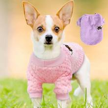 Practical Pet Cute Warm Fleece Coat Clothes Small Medium Dog Sweater Hoodie Pet Cats Pajamas Soft Winter Sweater 2024 - buy cheap