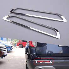 1 Pair Chrome Left & Right Side ABS Car Chrome Rear Fog Light Lamp Decoration Cover Trim Fit for Ford Explorer 2020 2024 - buy cheap