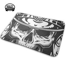 Skull Comfortable Door Mat Rug Carpet Cushion Skull Japan Saber Katana Japanese 2024 - buy cheap