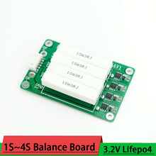 Placa equilibradora de batería de litio Lifepo4, 18650, 26650, 1S, 2S, 3S, 4S, corriente de 1A, 12V, celdas BMS de equilibrio de fosfato de hierro y litio, 3,2 V 2024 - compra barato