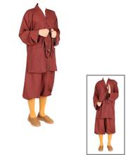 Uniformes de artes marciales Unisex, ropa zen Budista, trajes de Buda, monje Shaolin, kung fu, 5 colores, rojo/azul/gris, Verano 2024 - compra barato