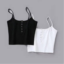 Summer Women Strap Crop Top Women Sexy Backless Leakage Navel Vest Solid Sleeveless Camisole Sexy Tube Top Breathable Crop Tops 2024 - buy cheap