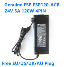 Genuine 24v 5a 120w 4pin FSP120-ACB adaptador ac para pioneer pos STEALTHTOUCH-M5 FSP150-ABB 9na1201514 GM120-240500-D fonte de alimentação 2024 - compre barato
