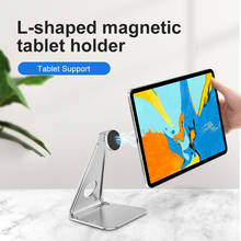 Suporte magnético de mesa para celular, suporte de metal para ipad com porta de carregamento para iphone, samsung, suporte para vídeo ao vivo 2024 - compre barato