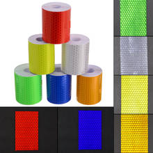 1 Roll Reflective Safety Warning Conspicuity Tape Self Adhesive Film Sticker Reflective Tape For  Home DIY Household Supplies 2024 - buy cheap