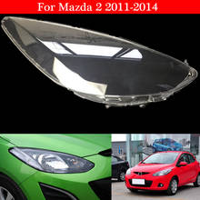 Lente de faro delantero de coche, cubierta de carcasa de repuesto para Mazda 2, 2011, 2012, 2013, 2014 2024 - compra barato