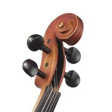 Yiwa Violin Parts Accessories 4/4 Violin Fiddle Tuning Pegs Ebony Wood Endpin Set Replacement Tool 2024 - buy cheap