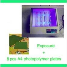 Unidad de exposición UV de calidad para capó, lámina de impresión en caliente, PCB + 8 placas de fotopolímero A4, envío rápido y gratuito 2024 - compra barato