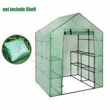 Outdoor 2 Layer Mini Walk In Greenhouse Portable Plastic Garden Plant Insulation Greenhouse Cover Not Include Shelf 2024 - buy cheap