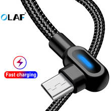 Olaf-cabo micro usb, cabo de carregamento com 2.1a, sincronização rápida, para samsung, huawei, xiaomi 4, super carga, microusb 2024 - compre barato