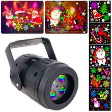 New Snowflake Laser Light Snowfall Projector 20 Pattern Move Snow Outdoor Garden Laser Snow Projection Lights Christmas Decor 2024 - buy cheap