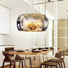 Luminária pendente de cristal em forma de pedra, luminária pendente moderna de vidro dobra quente para decoração de casa, sala de estar, quarto, bar, cafeteria 2024 - compre barato