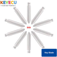 Keyecu 10 Pieces SX9 KEYDIY Universal Remotes Flip Key Blade for Citroen Elysee 2024 - buy cheap