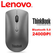 Lenovo-mouse bluetooth sem fio, mouse silencioso, com 2400dpi, bluetooth 5.0, para windows 7, 8 e 10 2024 - compre barato