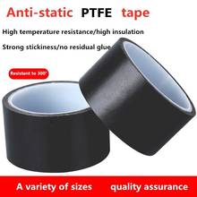 Cinta de PTFE negra antiestática ESD, cinta resistente a altas temperaturas, aislamiento antiadherente y resistente al calor, 10m x 0,13mm 2024 - compra barato