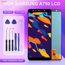 Super Amoled For Samsung Galaxy A750 LCD A750F With Touch Screen Digitizer A7 2018 Display Assembly Free Shipping 2024 - buy cheap