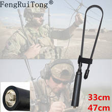 Folding Tactical Antenna For Motorola GP340 GP338 GP88 GP3688 GP328 GP88 HT750 Walkie Talkie Dual Band VHF UHF 8W Antenna 2024 - buy cheap