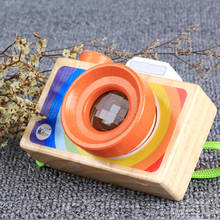 Toy Camera Cute Cartoon Baby Wooden Toy Kid Christmas Birthday Room Decor Photography Wooden Camera Gift Playing House Tool 2024 - buy cheap