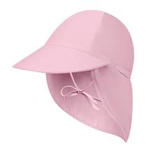Sombrero de Sol para niños y niñas, gorra de playa con protección UV para el cuello y las orejas, con solapa, de 0 a 5 años 2024 - compra barato