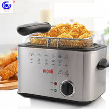 Stainless Steel Electric Deep Fryer Smokeless Multifunctional Household 1 tank French Fries Chicken Grill Frying Pan oil pot set 2024 - buy cheap