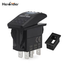 Herorider 5pin Car Boat Truck Lighted Toggle Switch Panel 12v ON-OFF Waterproof 12V 24V Car Boat Rocker Car Switch 2024 - buy cheap
