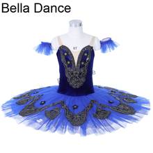 Tutú de ballet azul para adulto, Niña y niño, tutú de ballet profesional para adulto, disfraces de baile de bailarina JY008A 2024 - compra barato