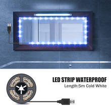 Vanity Makeup Mirror Light Strip 5V LED Flexible Tape Lamp 0.5m-5m USB Dressing Table Mirror Wall Lamp Decor Bathroom Mirror 2024 - buy cheap