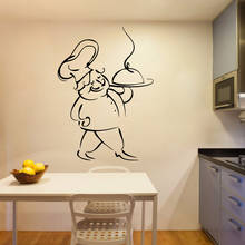Etiqueta engomada del avión, calcomanía de arte de pared de chef bon appetit, decoración de moda para habitación de niños, Mural de cocina de Pvc Diy 2024 - compra barato