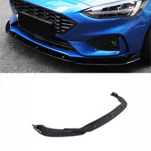 3pcs Car Front Bumper Lip Splitter Diffuser Lip Body Kit Spoiler Bumper for Fox ST  Ford 2016-2019 2024 - buy cheap