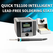 LCD Digital Display Intelligent Lead-free Soldering Station QUICK TS1100 Intelligent 90W Electric Soldering Iron 2024 - buy cheap