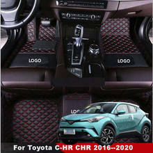 Alfombrillas de cuero para coche, accesorio para Toyota C-HR CHR, 2016, 2017, 2018, 2019, 2020 2024 - compra barato