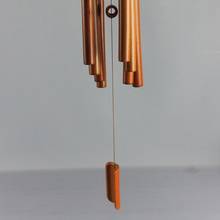 Natural Bamboo Shell Tube Wind Chime Ornament Wall Hanging Decor for Home Room  2024 - buy cheap