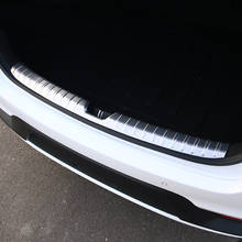 For Kia Rio 4 X-line 2018 2019 Sedan Interior Accessories Stainless Steel Inner Rear Bumper Protector Sill Plate Car Sticker 2024 - buy cheap
