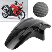 Guardabarros delantero de motocicleta, protector de aleta de barro, grano de fibra de carbono, apto para Honda CB250F, CB600F, CB1300, 250, 600, 900, Hornet 92-12 2024 - compra barato