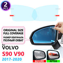 Full Cover Anti Fog Film Rainproof Rearview Mirrors for VOLVO S90 V90 V90 CC 2017 2018 2019 2020 Protective Films Accessories 2024 - buy cheap